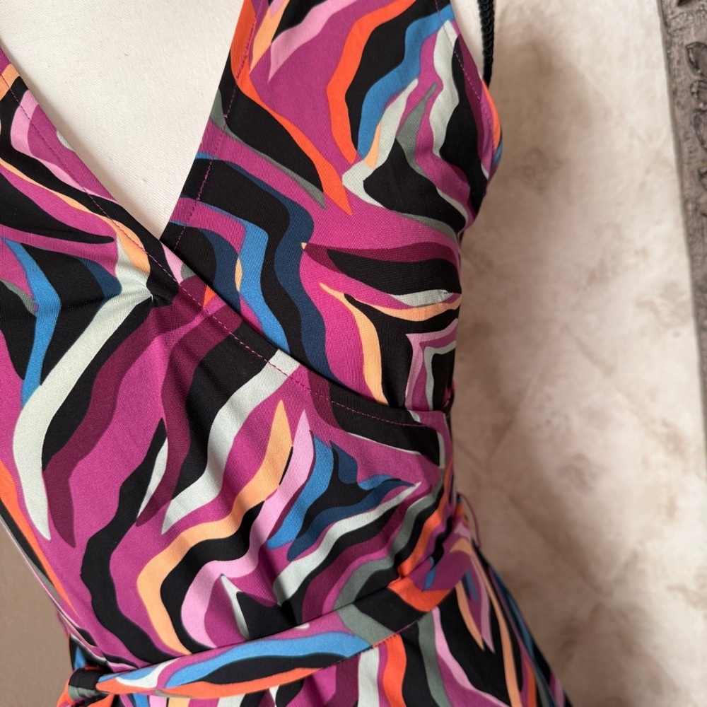 Leota Colorful Abstract Dress